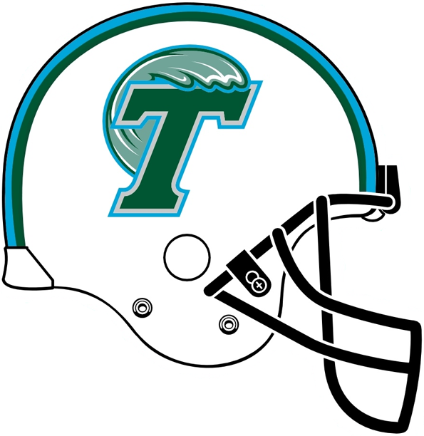 Tulane Green Wave 1998-Pres Helmet Logo v2 diy iron on heat transfer